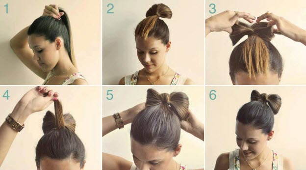Coafuri DIY simple. Fotografii pas cu pas