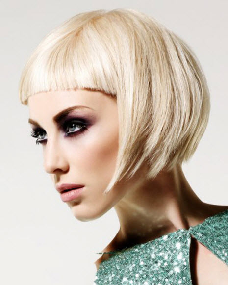 Haarschnitte mit Pony für kurzes Haar