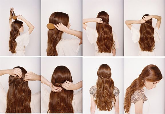 Coafuri DIY simple. Fotografii pas cu pas