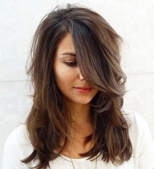Pony für mittleres Haar