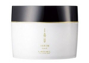 Koncentrovaná aromatická maska ​​pro suché poškozené kudrnaté vlasy IAU Serum Mask od Lebel