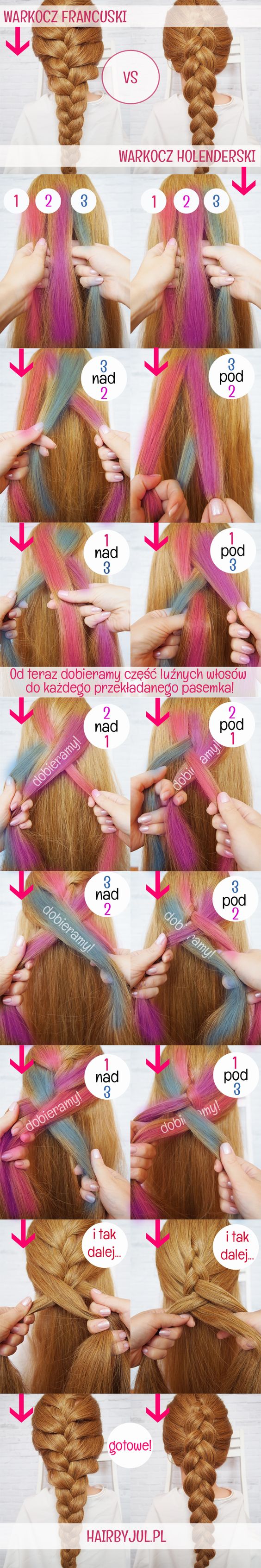 Împletitură foarte frumoasă pentru părul lung.