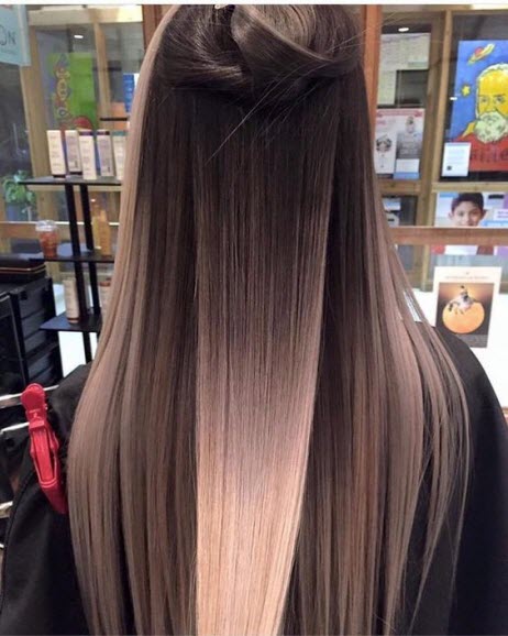 Barvení balayage pro tmavé vlasy
