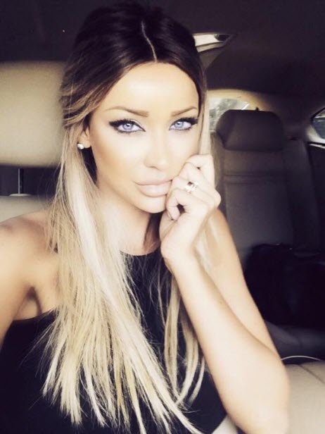 Barvení balayage pro tmavé vlasy