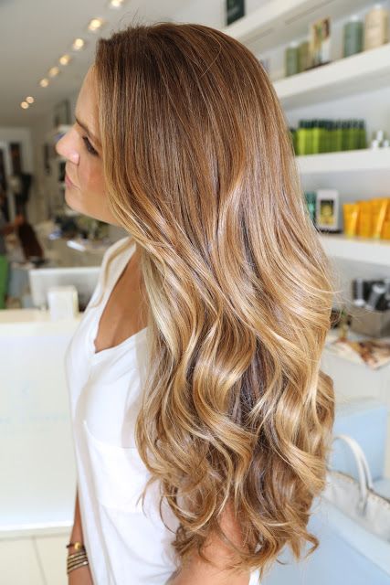 Barvení balayage pro tmavé vlasy