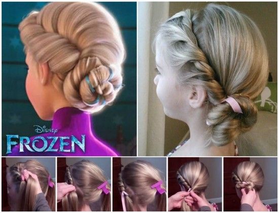 Účes jako Anna a Elsa